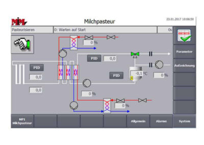 Bedienung Plattenpasteure ab 300 L