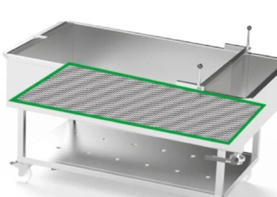 Abtropftisch Gitter