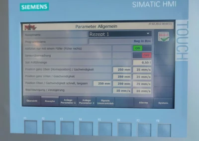 Touchscreen mit Programmen